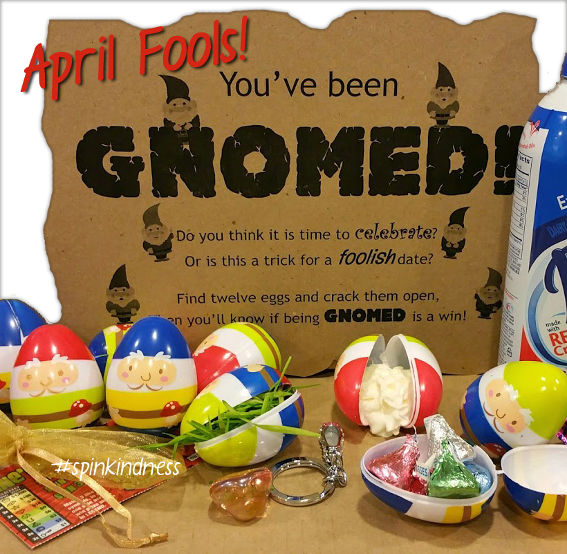 You've Been Gnomed! Happy April Fools' Day!